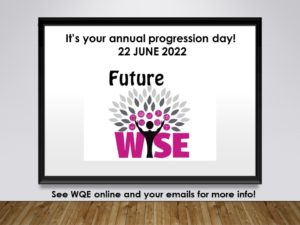 Future wise advert - annual progression day June 2022